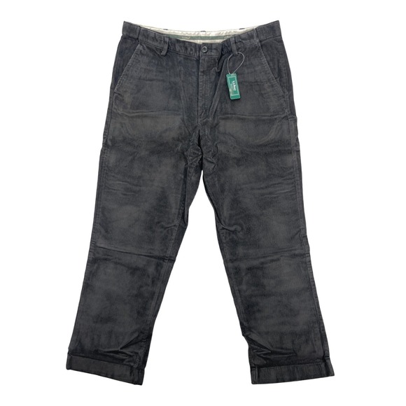 L.L. Bean Other - L.L.Bean Corduroy Pants Men's 38x30 Charcoal Comfort Waist Straight Leg